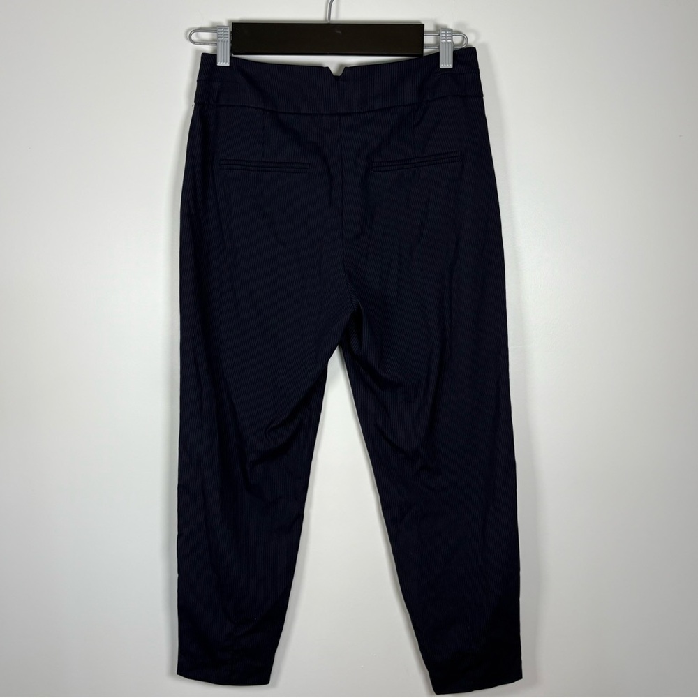 Dynamite Women’s Navy Dress Pants w/ Light Blue Pinstripe, Size 4, Tailored - Picture 3 of 7